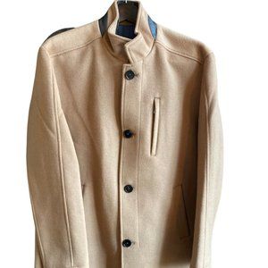 NWT **PRISTINE BRAND NEW CONDITION** Johnston & Murphy Upton Car Coat in Camel
